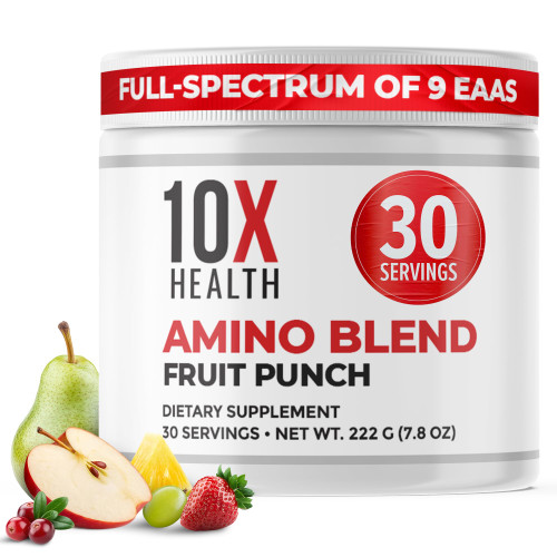 10X Health Amino Acids - Fruit Punch, 30 Servings