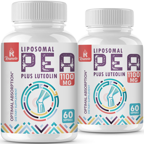 Liposomal Palmitoylethanolamide 1000 mg + Luteolin 100 mg, 120 Softgels