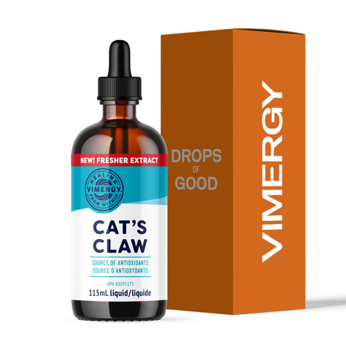 Vimergy Cat’s Claw Liquid Immunity, Organic, Vegan, 115 mL, 57 Servings