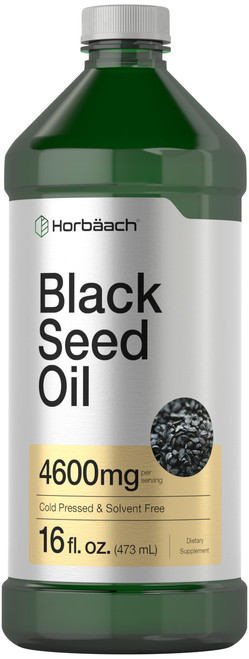 Horbäach Black Seed Oil Liquid | 16oz | 4600mg
