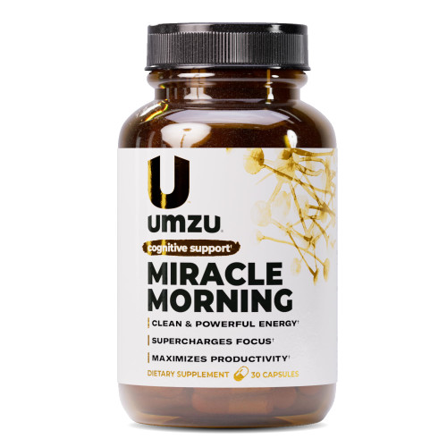 UMZU Miracle Morning Energy Support Supplement, 30 Day Supply