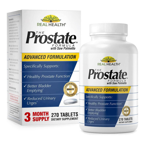 Real Health The Prostate Formula, Pomegranate, Zinc, Pumpkin - 270 Count