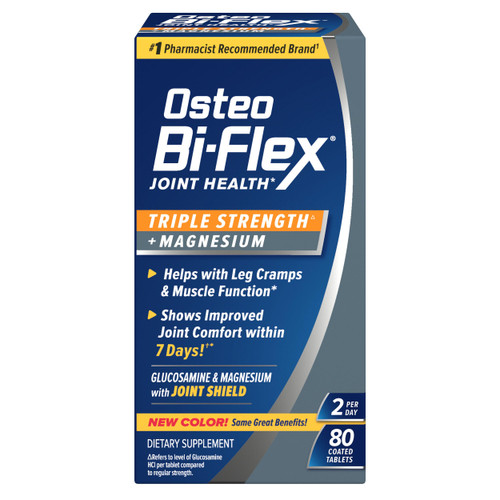 Osteo Bi-Flex Triple Strength Glucosamine Supplement with Magnesium, 80 Ct