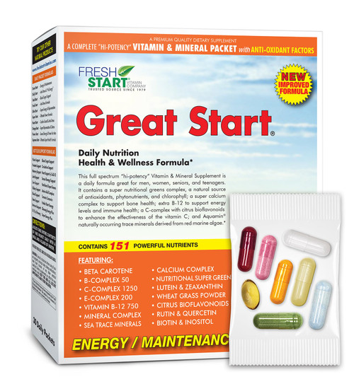Great Start All-in-One Daily Vitamin Pack - Essential Nutrition