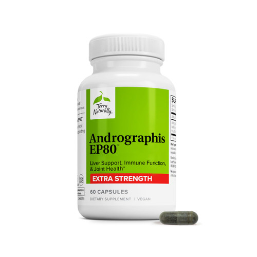 Terry Naturally Andrographis EP80 Extra Strength - Brain Health - 60 Count