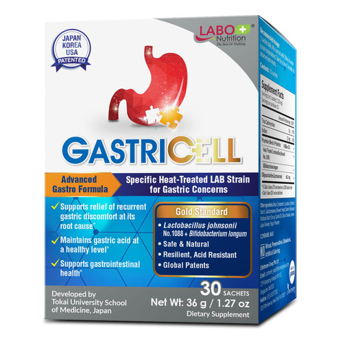 LABO Nutrition GASTRICELL Postbiotic - Acid & Gastric Discomfort 30 Sachet
