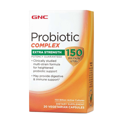 GNC Probiotic Complex Extra Strength, 20 Capsules, 20 Servings
