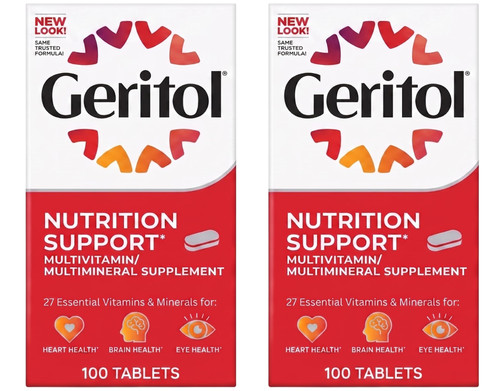 Geritol Multivitamin Tablets 100 TB - (Pack of 2)