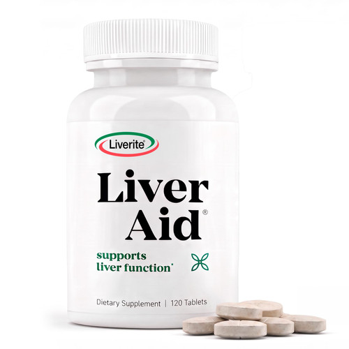 LIVERITE Liver Aid - Liver Support Supplement - 120 Tablets