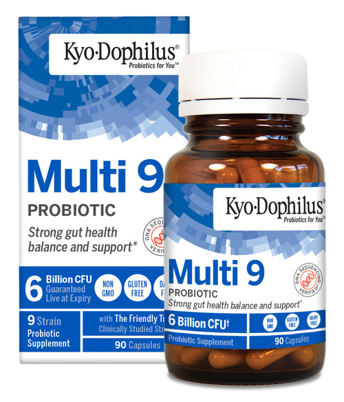 Kyolic Kyo-Dophilus Multi 9 Probiotic, 90 Capsules