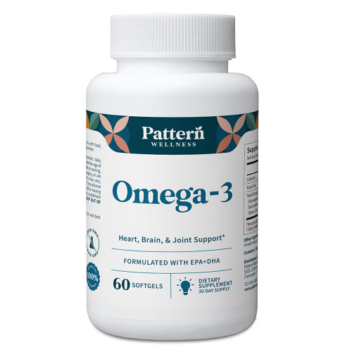 Pattern Wellness Omega 3 Softgels – 60 Softgels