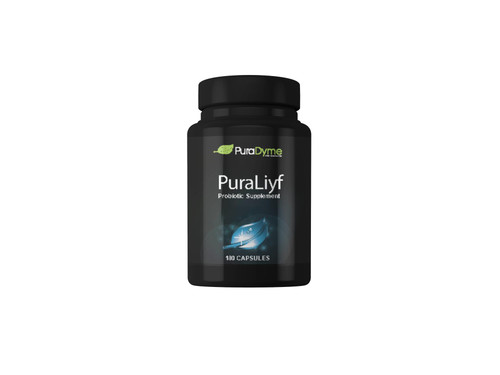 PuraDyme PuraLiyf Digestive Enzymes with Probiotics | Probiotic Supplement Enhanced with Proteolytic Enzymes for Digestion by Lou Corona | 180 Capsules