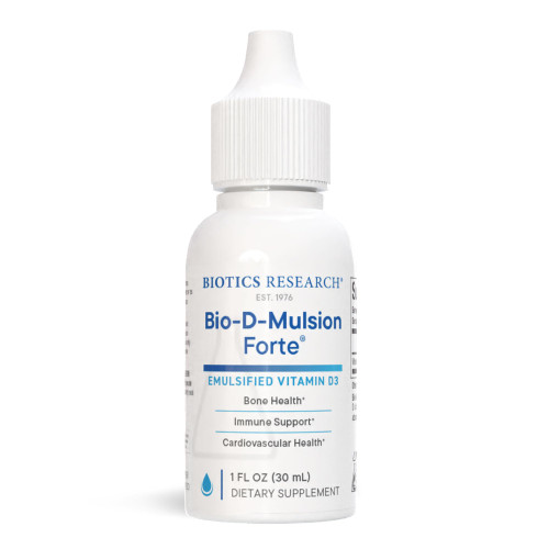 BIOTICS RESEARCH Bio-D-Mulsion Forte Liquid Vitamin D3 Drops 4000 IU-1fl Oz