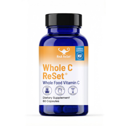 RnA ReSet Whole C Reset - Whole Food Vitamin C Supplement (60 Capsules)