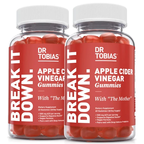 Dr. Tobias Apple Cider Vinegar Gummies with The Mother 120 Count