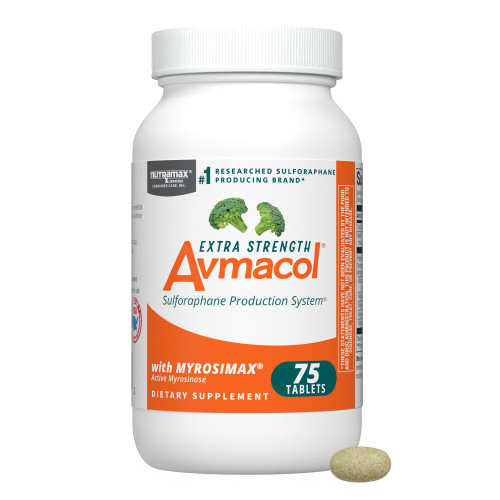 Nutramax Avmacol Extra Strength Sulforaphane Producing Supplement, 75 Tabs
