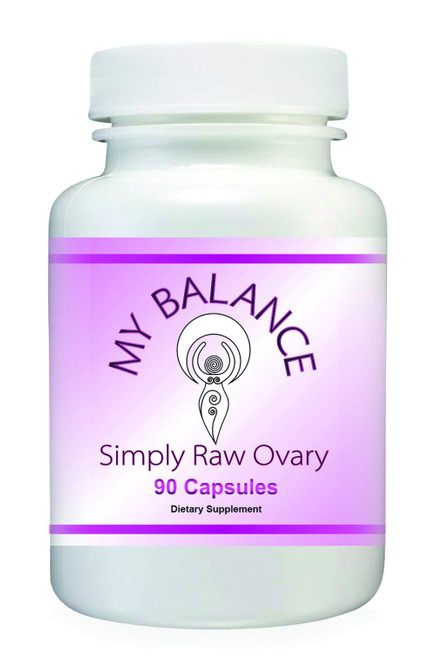Simply Raw Ovary Glandular for Women's Health. Raw Bovine Ovarian Glandular 90 Capsules for Hormonal Support.