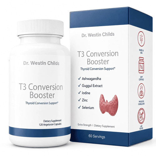 Dr. Westin Childs T3 Conversion Booster, Thyroid Supplement, Iodine, 120 Ct
