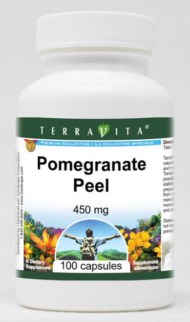 Pomegranate Peel - 450 mg (100 Capsules, ZIN: 514625)