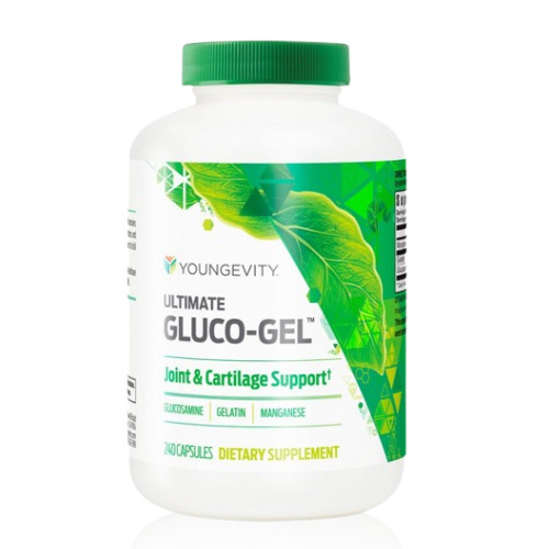 Youngevity Ultimate Gluco-Gel Glucosamine Gelatin Support, 240 Capsules