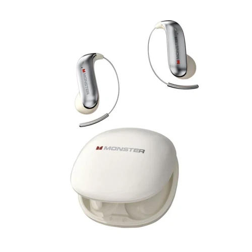 Monster Ear Buds - Bluetooth Headphones with Zero‑Gravity Titanium Ear‑Hook Design, Noise Isolation, 145H Playtime Wireless Earbuds Headset Bluetooth 6.0, IPX5 Waterproof & Sweatproof, Ideal for Travel & Electronic Gifts for Men and Women