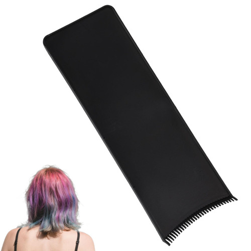 Balayage Highlighting Board with Teeth, Hair Coloring Palette Reusable Foiling Board Professional Hair Dye Tools for Stylists Salon DIY (Black)
