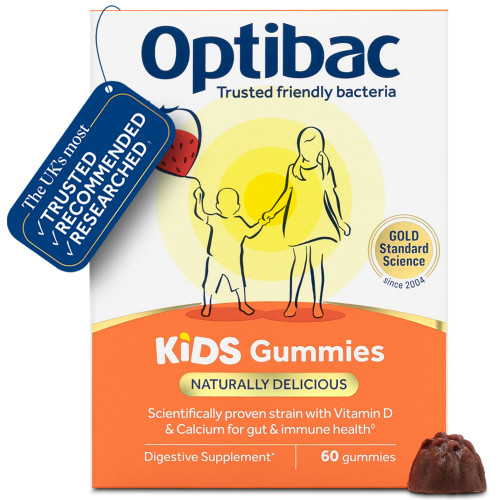 Optibac Kids Gummies - Daily Friendly Bacteria for Kids - 60 Vegan Gummies