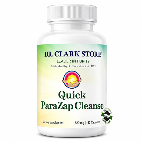 Dr Clark Store Quick para-Zap Cleanse Supplement, 520mg, 135 Capsules