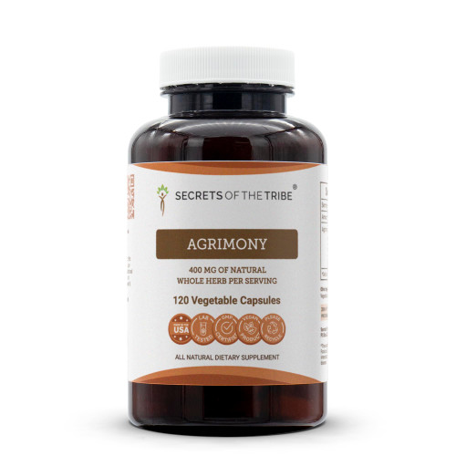 Secrets of the Tribe Agrimony 120 Capsules, 400 mg, Agrimony (Agrimonia Eupatoria) Dried Herb (120 Capsules)