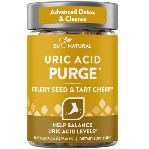 Eu Natural Purge Uric Acid Flush with Tart Cherry & Celery Seed, 60 Caps