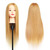 MEIBR Mannequin Head 100% Real Hair Styling Training 24-27inch Manikin Cosmetology Hairdressing Doll With Free Clamp Female+Braid Set (27#)