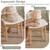 Royal Windsor Vanity Stool, 18" H Makeup Chair,Small Ottoman Stool