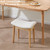 Royal Windsor Vanity Stool, 18" H Makeup Chair,Small Ottoman Stool