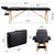 Yaheetech 84x24in Portable Massage Table Folding Adjustable Lash Bed, Black