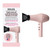 L’Ange Hair Soleil Professional Hair Dryer | Fast Drying Ionic Blow Dryer for Frizz-Free Results | 3 Heat Settings with Cool Shot Feature | Lightweight Hairdryer with Concentrator 1875W | Blush