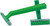 Wilkinson Hospital Disposable Razor, 100 ct, Green, Alloy Steel, Unisex