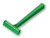 Wilkinson Hospital Disposable Razor, 100 ct, Green, Alloy Steel, Unisex