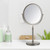 JERDON 9" Tabletop Makeup Mirror - 5X Magnification - Nickel - JP4045N