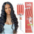 INH Hair Waver 3 Barrel | Ceramic Curling Iron for Beach Waves | Wavy Hair Curler for Fine, Thin, Thick, Long & Short Hair | Dual Voltage Deep Waver w/LED Screen & 360º Swivel Cord for Easy Styling