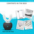 V-WHITE Ultrasonic U Shaped Auto Brush for Adults - Automatic Toothbrush