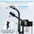 2 in 1 Facial Steamer Professional Ionic Face Steamer with 5X Magnifying Lamp&Adjustable Hot Mist Nozzle, Esthetician Facial Steamer Salon Spa Beauty Skin Care Equipment