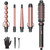Wavytalk 5 in 1 Curling Wand Set with Thermal Brush & 0.5"-1.25" Barrels