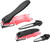 ZWILLING Nail Clippers Gift Set 2 Pieces with Nail Catcher and Integrated Nail File, Extra Sharp and Durable, Red