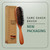SHASH Classic German First Cut 100% Boar Bristle Hair Brush Since 1869 - Conditions Hair, Improves Texture, Exfoliates Scalp, Fine to Normal not for Coarse hair!