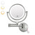 GURUN Hardwired LED Makeup Mirror Wall Mount Extendable Touch Brushed Nickel 10x