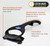 baKblade 2.0 PLUS - Back Shaver for Men (DIY), Ergonomic Handle, Shave Wet or Dry (Extra Blades Included)