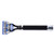 Parker Fusion Compatible Razor, Black Textured 6-Inch Long Handle
