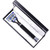 Parker Fusion Compatible Razor, Black Textured 6-Inch Long Handle