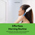 Etac Beauty Long Handle Hair Brush for Elderly, 14.5 in, Adaptive Brushing