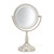 JERDON Lighted Makeup Mirror with 7X Magnification - Nickel - LT856N